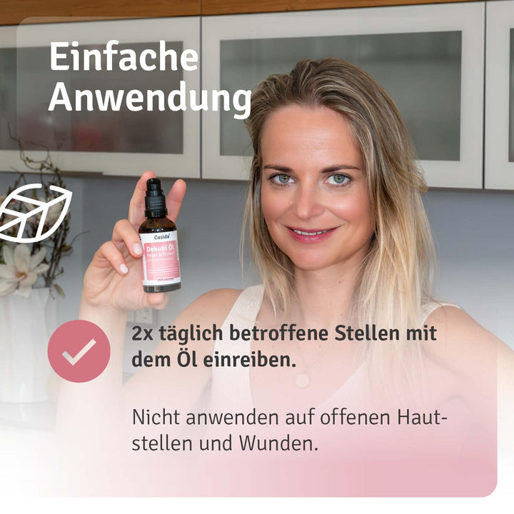 Casida Dekubi Öl Repair & Protect - Aromapflege mit 100% naturreinen Ölen für Dekubitusprophylaxe un