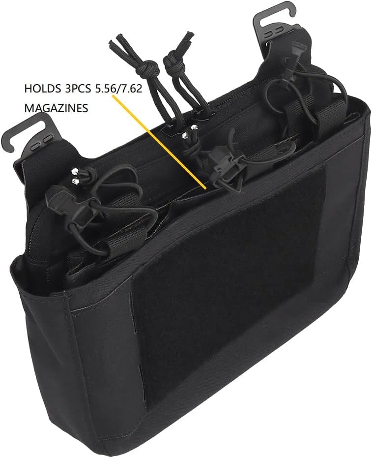 G-Hook DOPE Front Flap Double Stack Abdominal Fanny Pack Dreifache Magazintasche für Tactical Chest