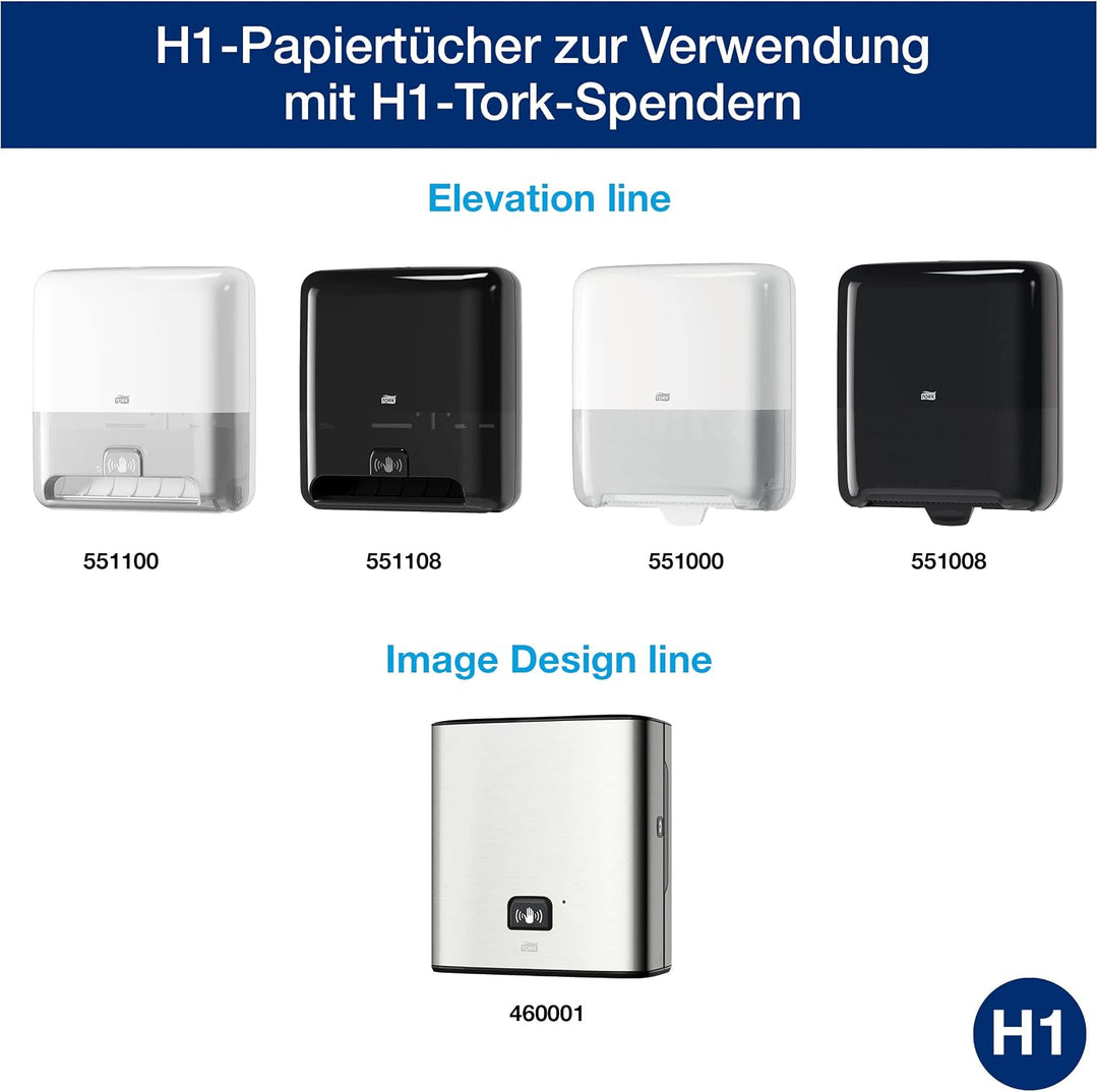 Tork Matic Rollenhandtuch Advanced 290068 - H1 Papierhandtücher für Rollenhandtuchspender, saugfähig