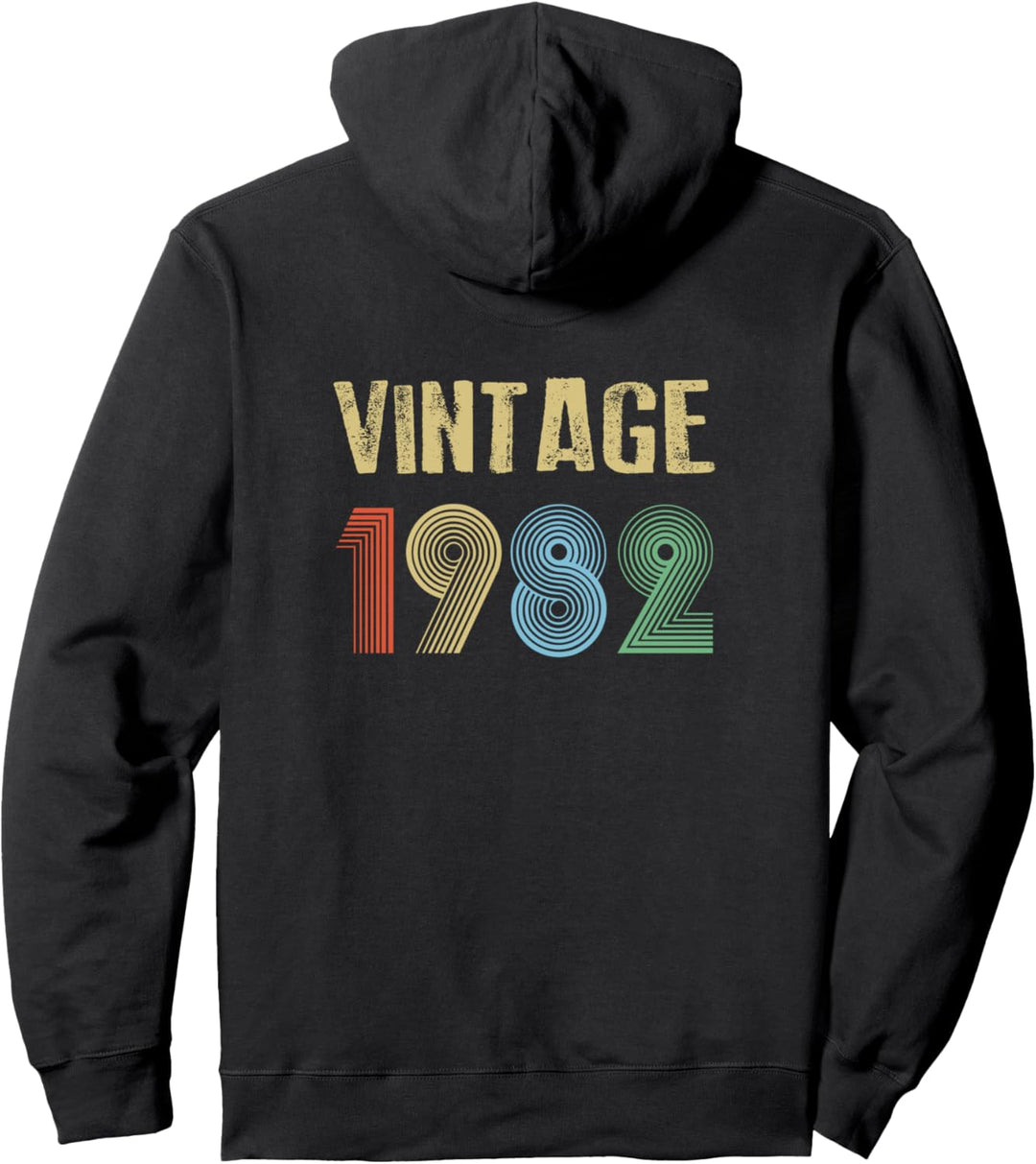1982 Vintage Geburtstag Pullover Hoodie