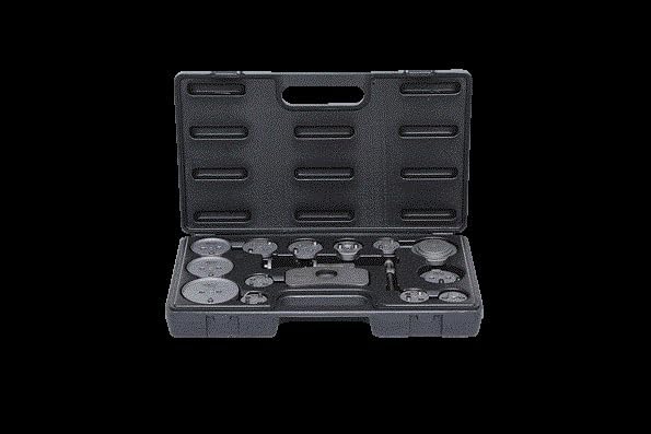 KS Tools 4042146102381 150.2015 Bremskolben-Rückstell-Werkzeug-Satz, 15-tlg.