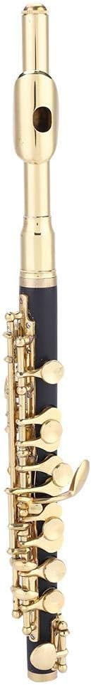 piccolo flöte C-Tonart, Huairdum Piccolo-Set mit gepolsterter Flöte in halber Grösse für Kinder und