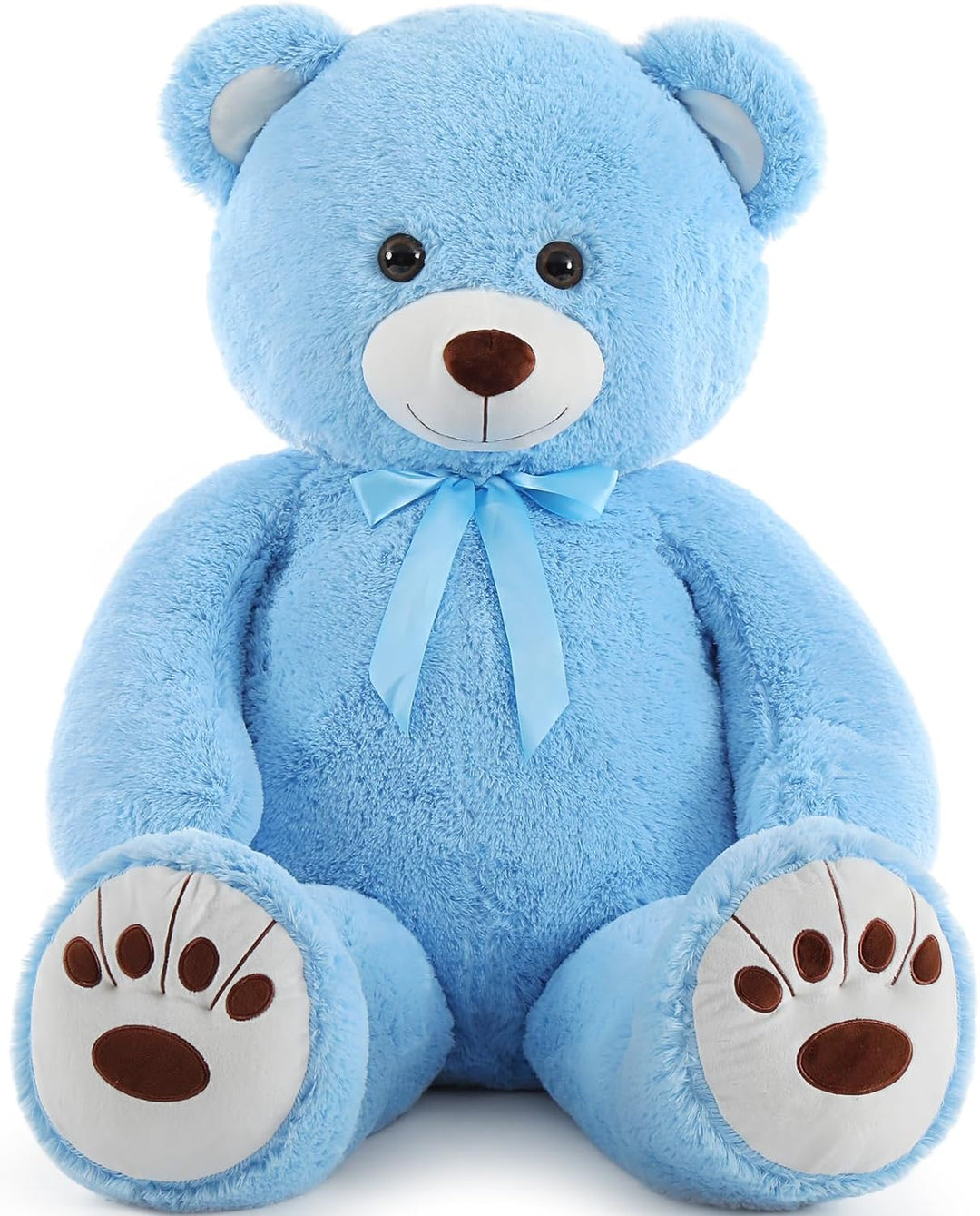 MorisMos 130cm Riesen Teddy Teddybär, 1.3m Teddy bär gross XXL Kuscheltier Stofftier Plüschbär Freun