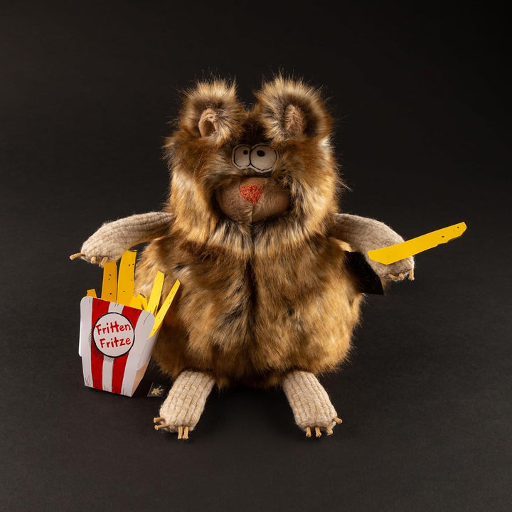 SIGIKID 38456 Fritten Fritze Beasts Town Kinder und Erwachsene Kuscheltier empfohlen ab 3 Jahren bra