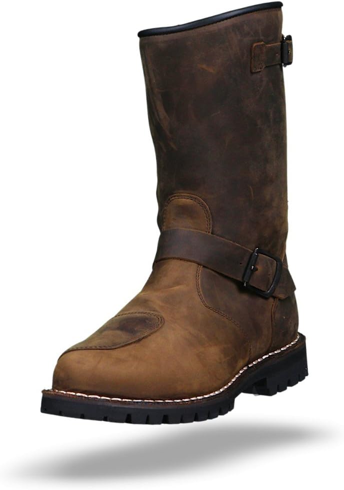 TCX Herren Motorcycle Boot, Vintage Marron