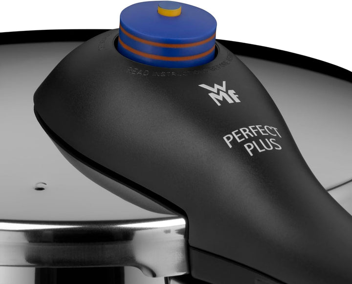 WMF Perfect Plus Schnellkochtopf Set Induktion 2-teilig, Dampfkochtopf 6,5l + 3l, grosses Kochsignal