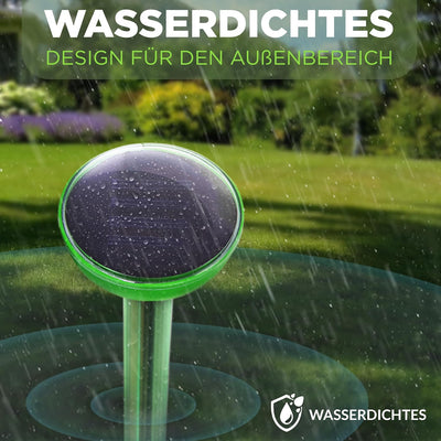 ISOTRONIC Solar Maulwurfschreck 6er Set Wühlmausfrei Wühlmausschreck Wühlmausvertreiber Wühltierfrei