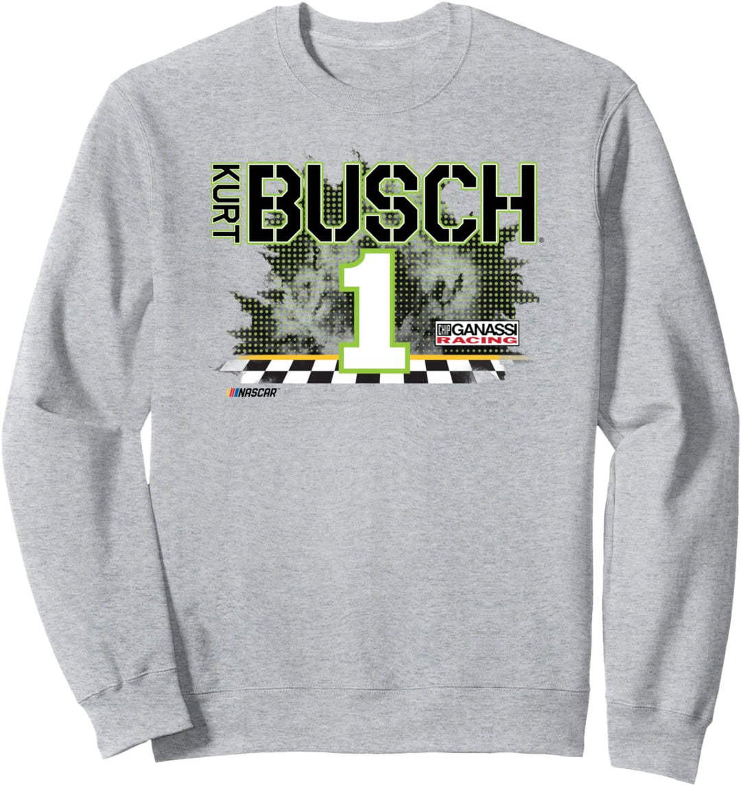 NASCAR - Kurt Busch - Racing Flags Sweatshirt