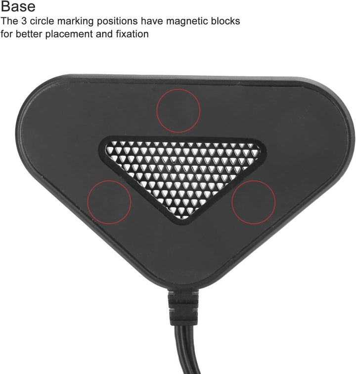 Magnetische Basisantenne Dock, RP-SMA Buchse zu RP-SMA Buchse Verlängerungskabel Flexible Halterung
