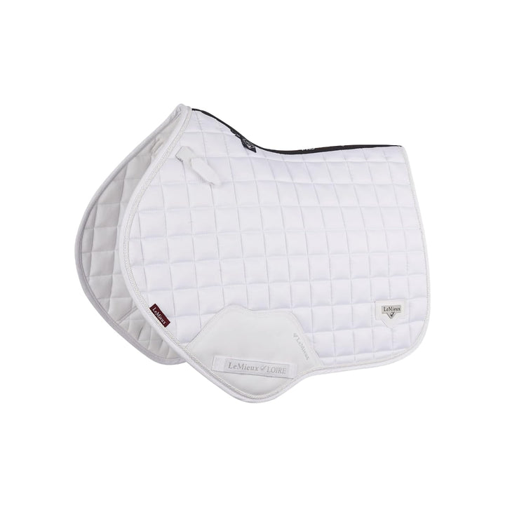 LeMieux Pro Sport Close-Contact-Schabracke, quadratisch gesteppt (D-Ring-Schlaufe) M Weiss, M Wei&#x