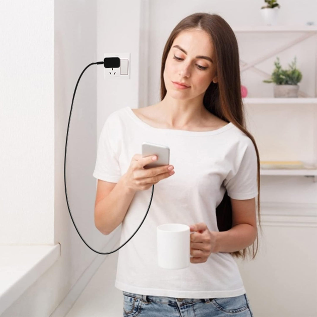 KAIMENGLONG 2er-Pack Adaptives Schnell Ladegerät Schnellladegerät Netzteil mit 1,5m USB Typ C Ladeka