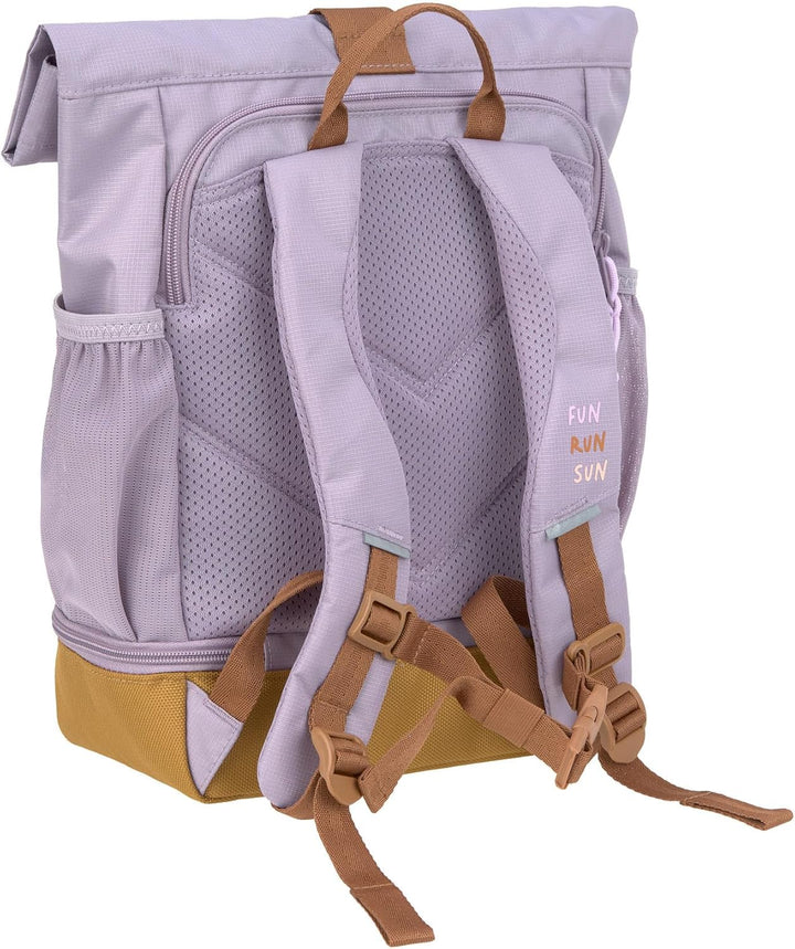 LÄSSIG Kindergartenrucksack Kinderrucksack Rolltop mit Brustgurt wasserabweisend, 11 Liter/Mini Roll