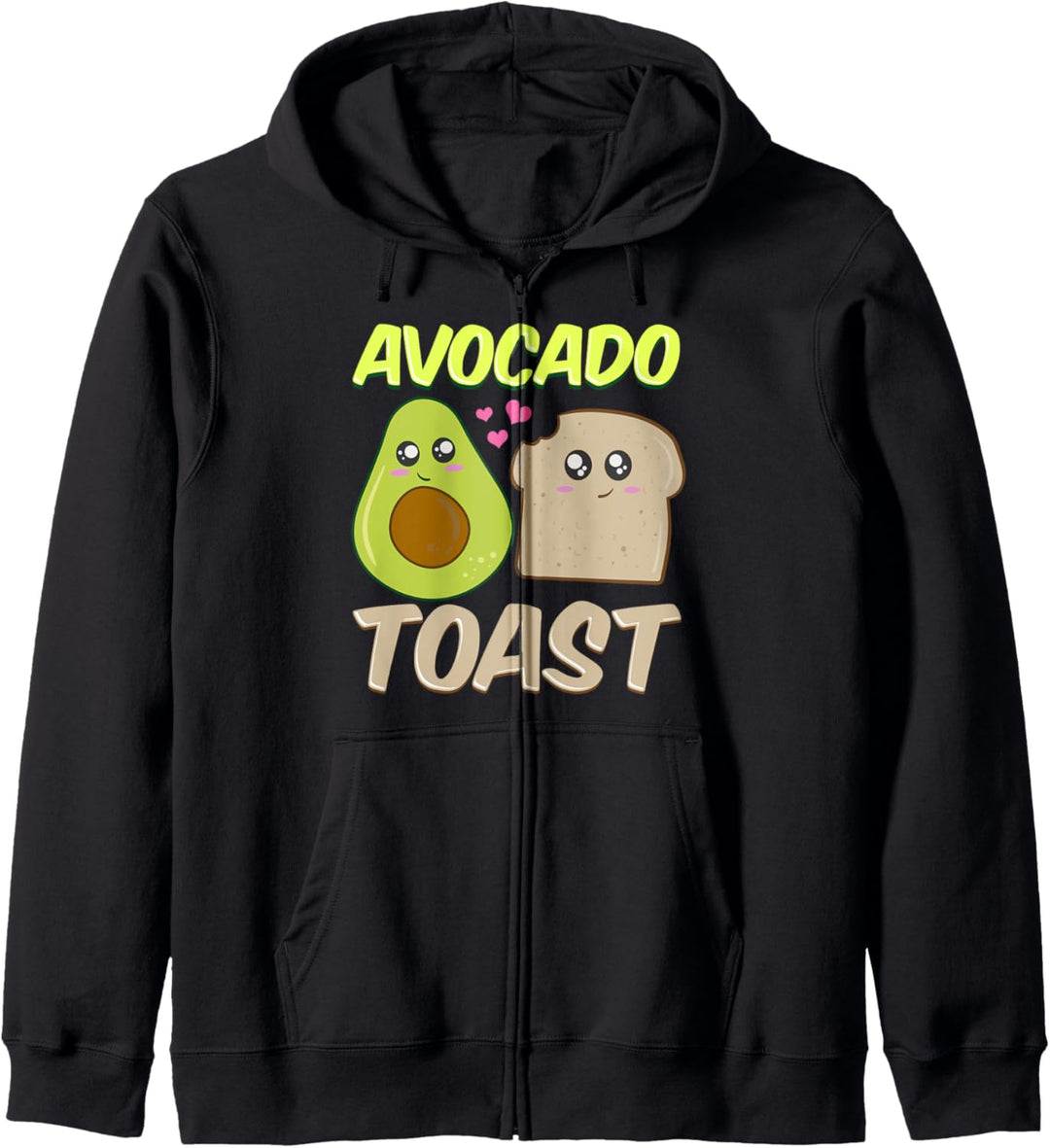 Avocado Toast! Lustiges veganes Geschenk Kapuzenjacke