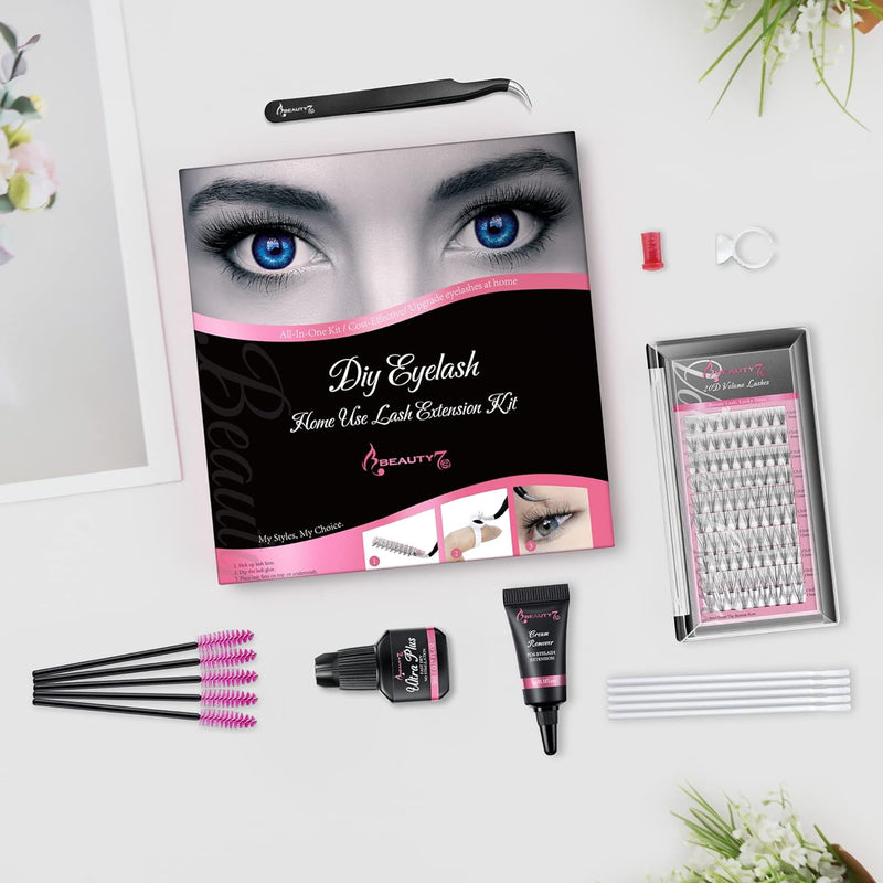 Weimob Beauty7 wimpernverlängerung set Falsche Wimpern Verlängerung Übung kit DIY 20D Wimpern Starte