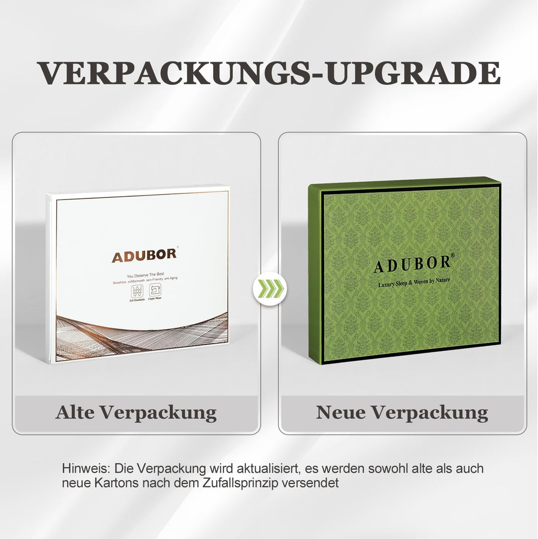 Adubor 100% Seidenkissenbezug 40x40cm für Haar und Haut, mit verstecktem Reissverschluss, beide Seit