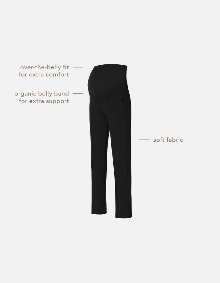 Noppies Damen Eili Straight Fit Pants OTB Hose S Black - P090, S Black - P090