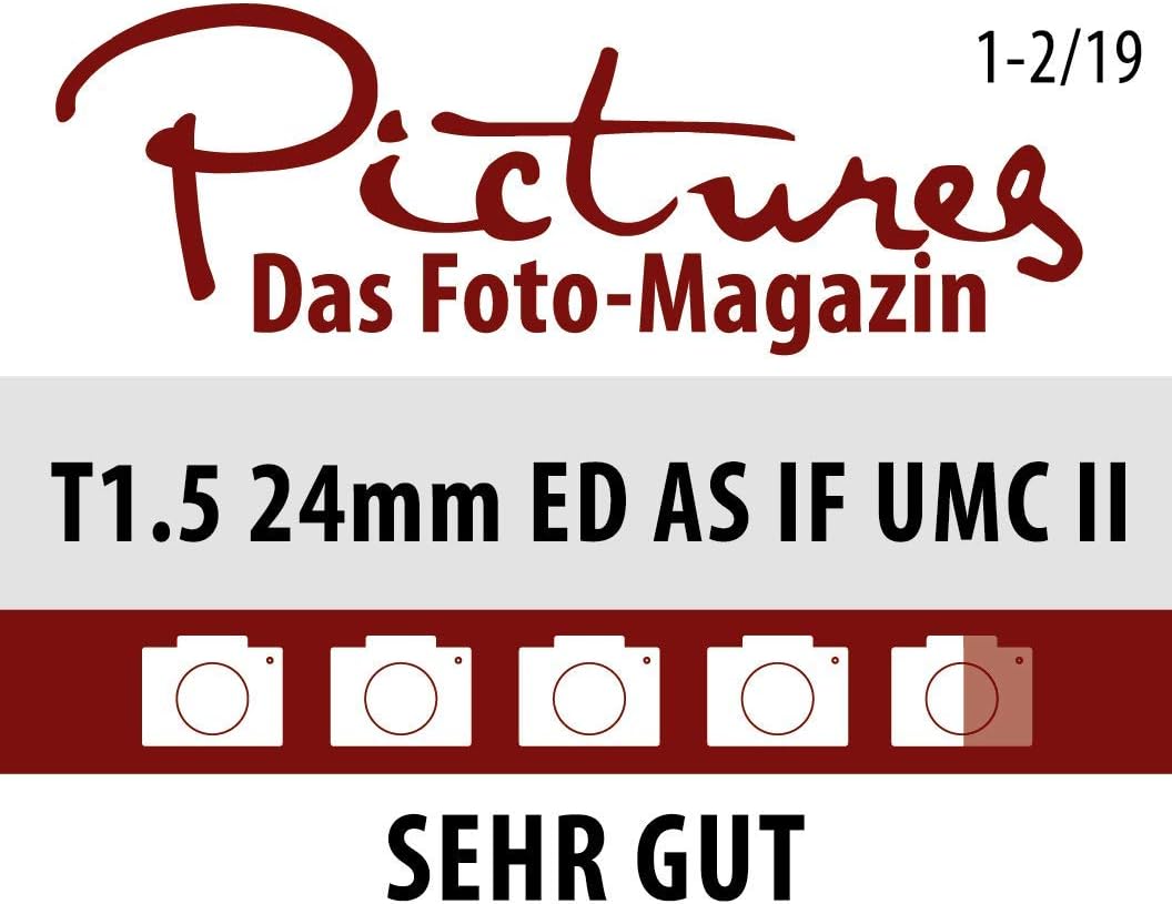 Samyang 24/1,5 Objektiv Video DSLR II MFT manueller Fokus Videoobjektiv 0,8 Zahnkranz Gear, Weitwink