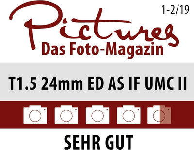 Samyang 24/1,5 Objektiv Video DSLR II MFT manueller Fokus Videoobjektiv 0,8 Zahnkranz Gear, Weitwink