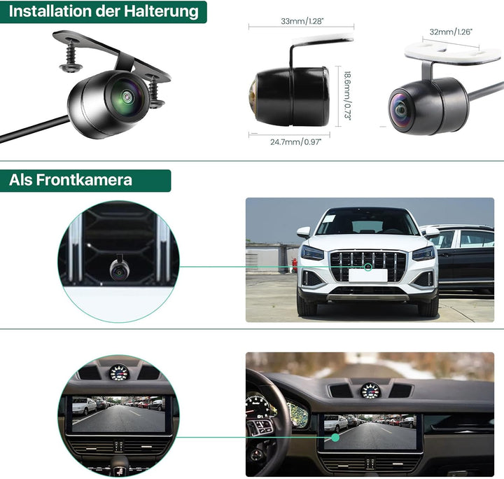 AHD 1080P Rückfahrkamera Funktioniert Nur mit Monitoren und Radio, die das AHD 1080P Videosignal Unt