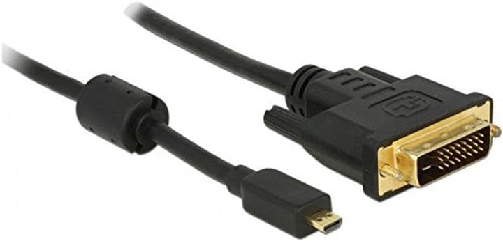 Delock Kabel Micro HDMI D Stecker > DVI 24+1 Stecker 2 m
