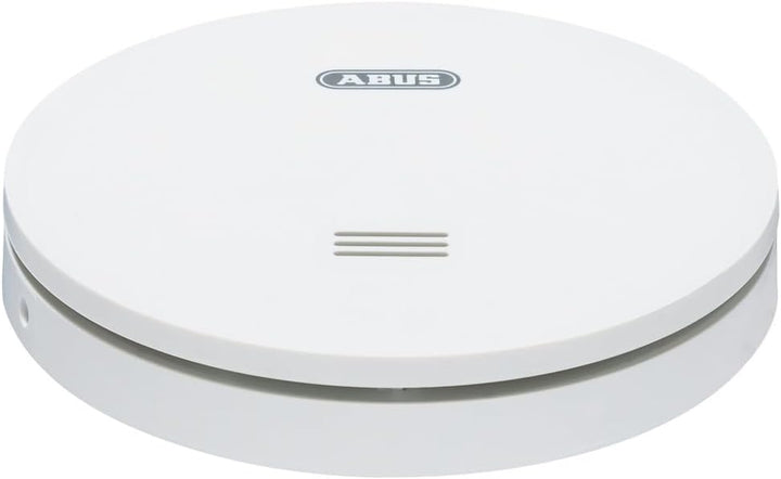 ABUS flacher Rauchmelder RWM160 - mit 10-Jahres-Batterie - Q-Label und DIN EN 14604 geprüft - Blinke
