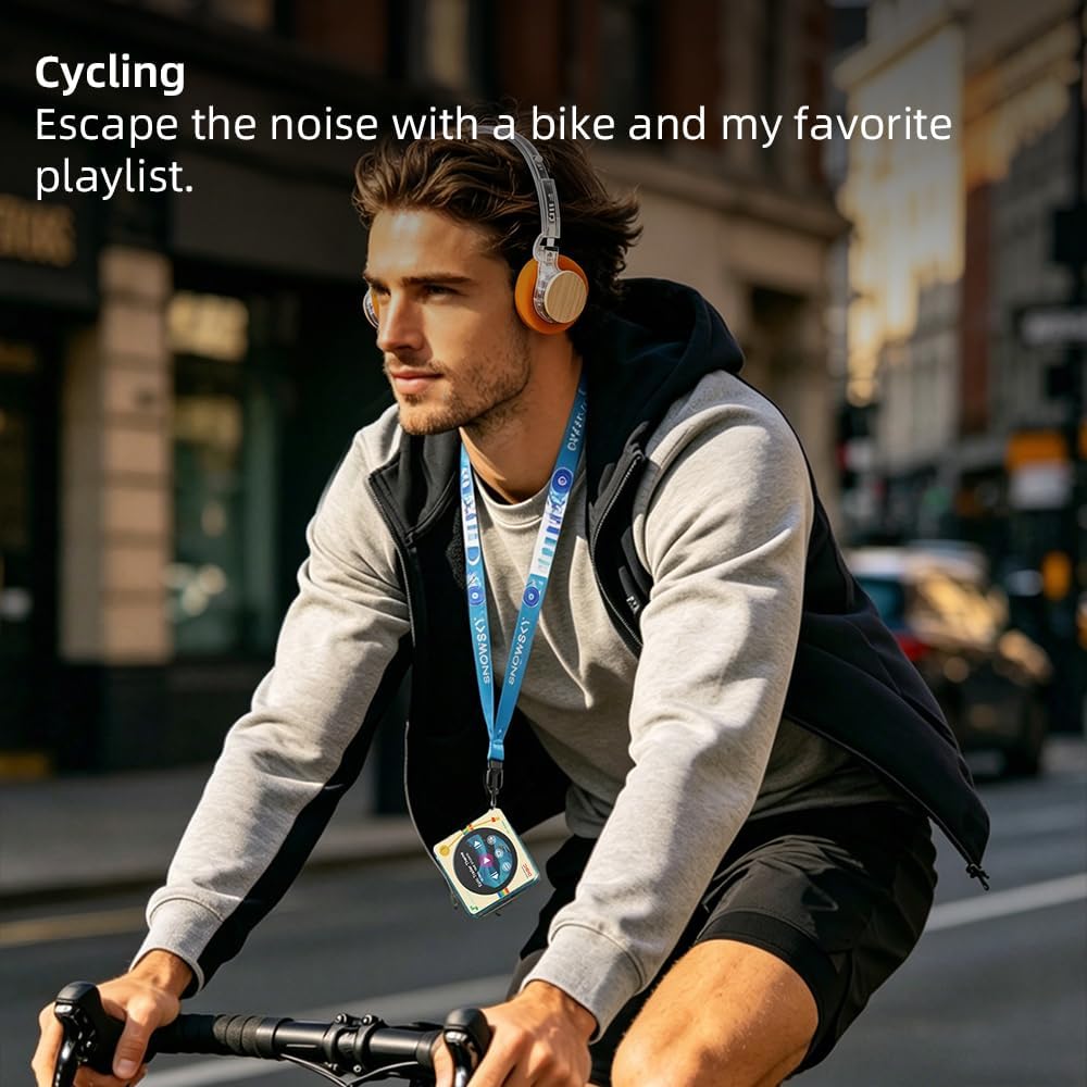 FIIO DISC Tragbarer HiFi-Musik-Player, Dual-DAC-Digital-Audio-Player mit 3,5-mm- und 4,4-mm-Ausgänge