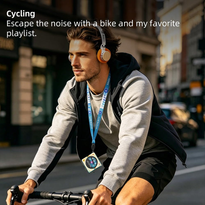 FIIO DISC Tragbarer HiFi-Musik-Player, Dual-DAC-Digital-Audio-Player mit 3,5-mm- und 4,4-mm-Ausgänge