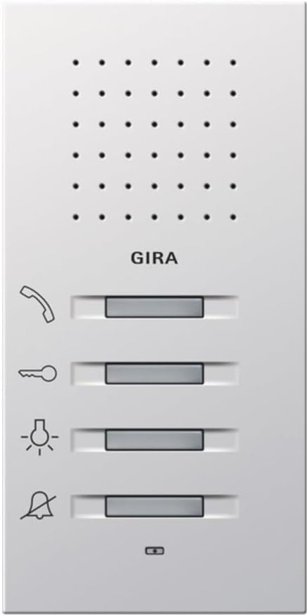 Gira 1250112 Wohnungsstation AP Flächenschalter reinweiss glänzend