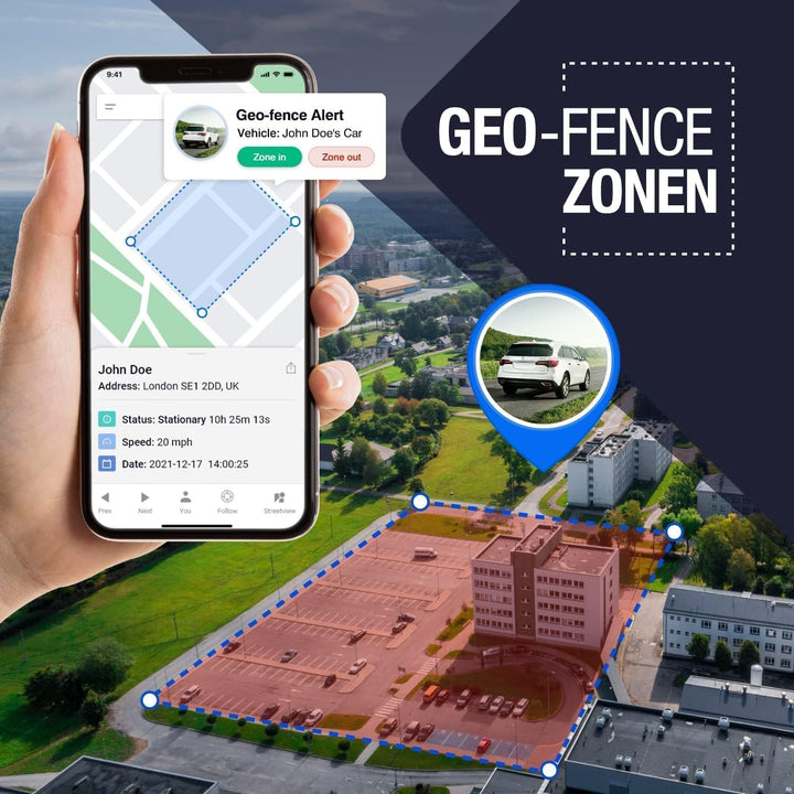 GPSLive 104 PRO 4G Magnetisch GPS Tracker Auto, Wohnmobil, KFZ | Einfache Installation | Livetrackin
