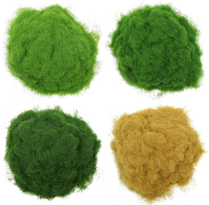 Evemodel 4 Flaschen*35g 5mm Streugras Wiese Statische Gras Herde Wald Landschaft Gelände Eisenbahn G