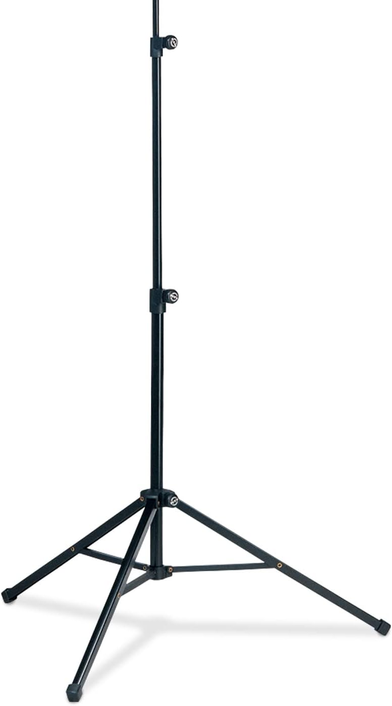 K&M 10068 Schulorchester-Notenpult Schwarz – klappbarer, ausziehbarer Notenständer 55,5 – 119 cm - P