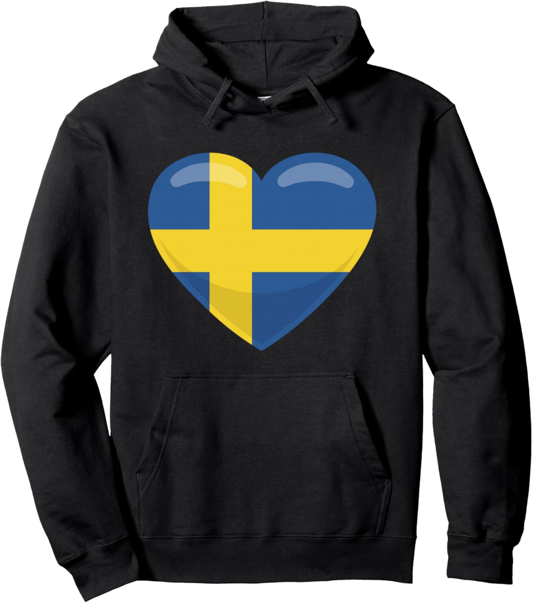 Sverige Souvenir Schweden Flagge Herren Damen Kinder Schwedisch Pullover Hoodie