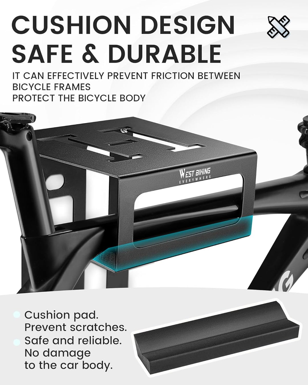 Fahrrad Wandhalterung - Rennrad Wandhalterung für Zuhause - Fahrrad Aufhängung - Fahrrad Halterungen