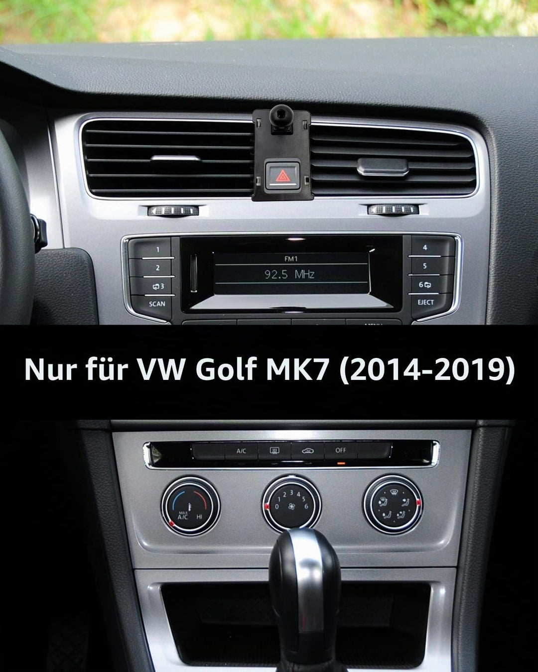 Handyhalterung für VW Golf 7 MK7 2014-2019, Kfz-Handyladestationen Handy Halter Gravity Auto Lock St