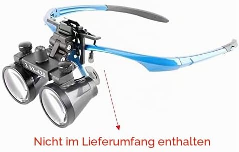 Orila Lupe zum Anklippen mit Metallclip für Brillen (3,5-fach)
