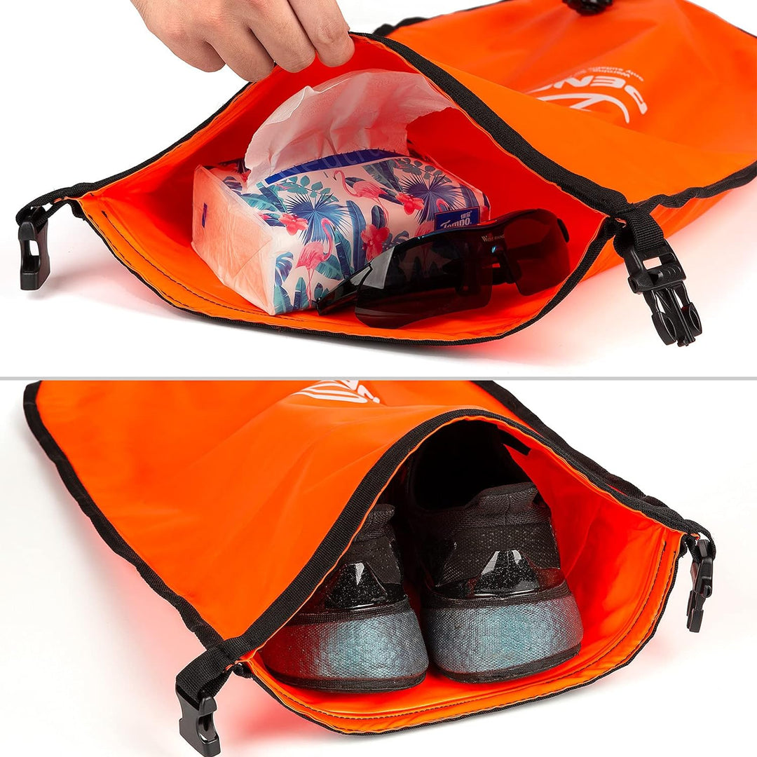 PENGDA Schwimmboje 25L Wasserdichter Trockensack Sicherheit Schwimmen Open Water und Triathlon Swimm