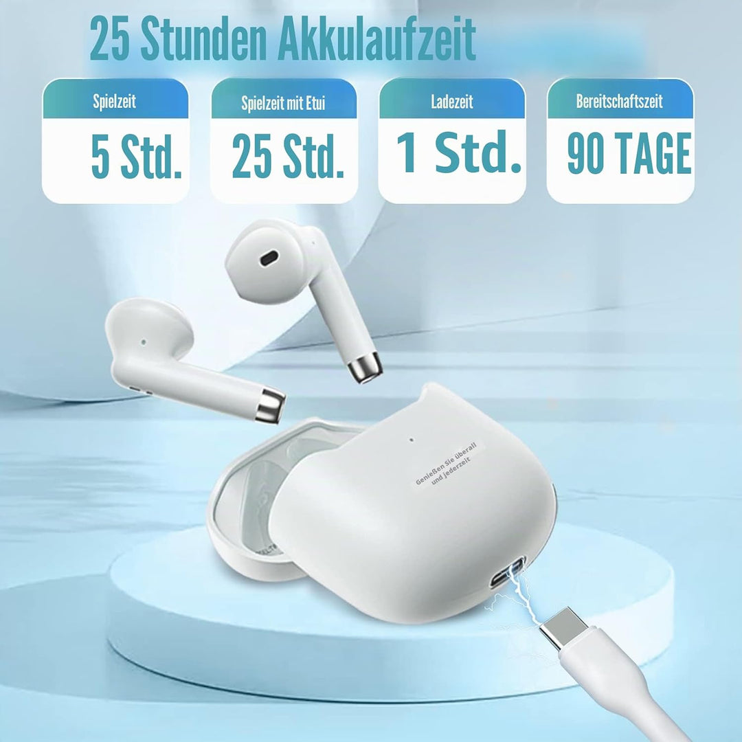 Lila In ear Kopfhörer kabellos Bluetooth kleine Ohrhörer mit Mic in-ear Ohrhörer Bluetooth Kopfhörer