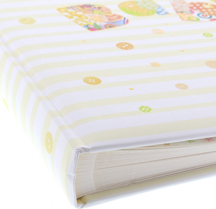 Goldbuch Babyalbum, Baby Circle, 30 x 31 cm, 60 weisse Blankoseiten mit 4 illustrierten Seiten und P