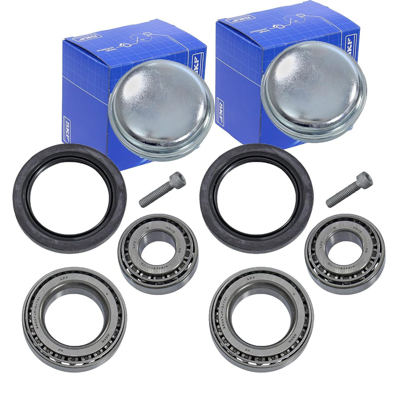 2x ORIGINAL SKF RADLAGERSATZ RADLAGER SATZ VORNE MIT WELLENDICHTUNG SCHUTZKAPPE UND SCHRAUBE
