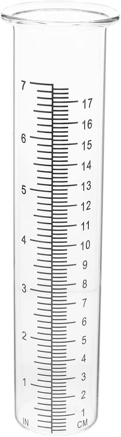 Garneck Regenmesser Ersatzglas Für Niederschlagsmessung – Frostsicheres Reagenzglas Für Garten Und O