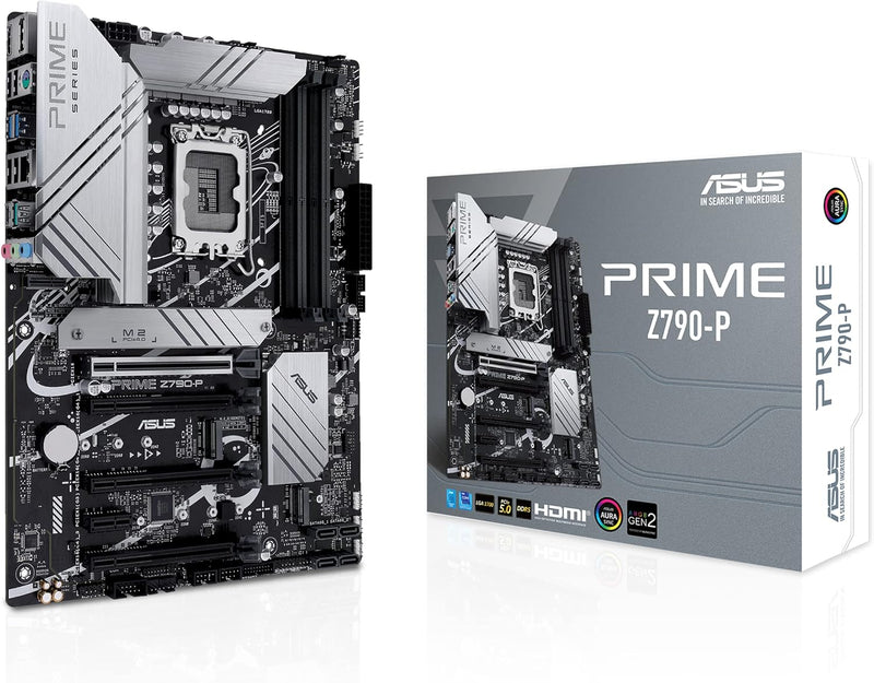 ASUS Prime Z790-P CSM Mainboard Sockel Intel LGA1700 (ATX, PCIe 5.0, DDR5 Speicher, 3x M.2, HDMI, Di