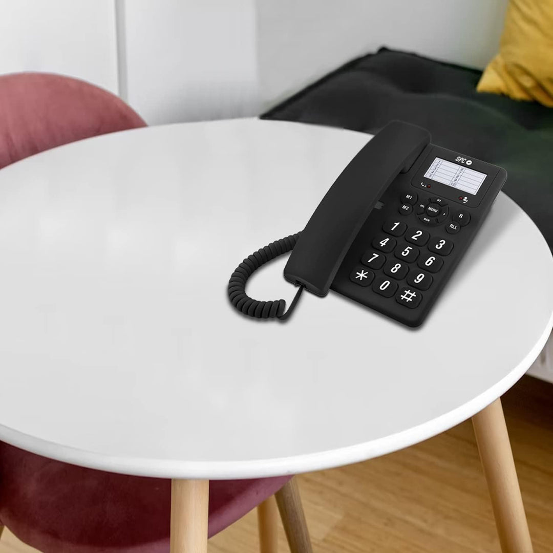 SPC Original – Tisch- oder Wandtelefon, mit grossen, leicht zu bedienenden Tasten, 3 Direktspeicher,