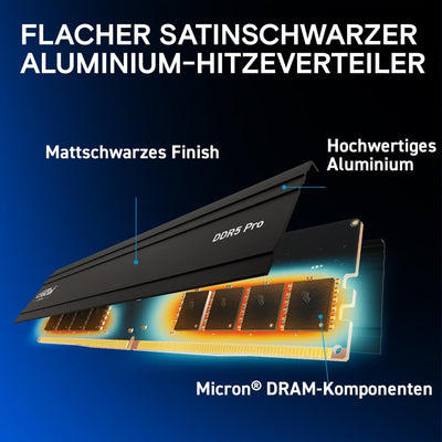 Crucial Pro DDR5 RAM 48GB Kit (2x24GB) 5600MHz, Intel XMP 3.0, PC Computer Arbeitsspeicher - CP2K24G