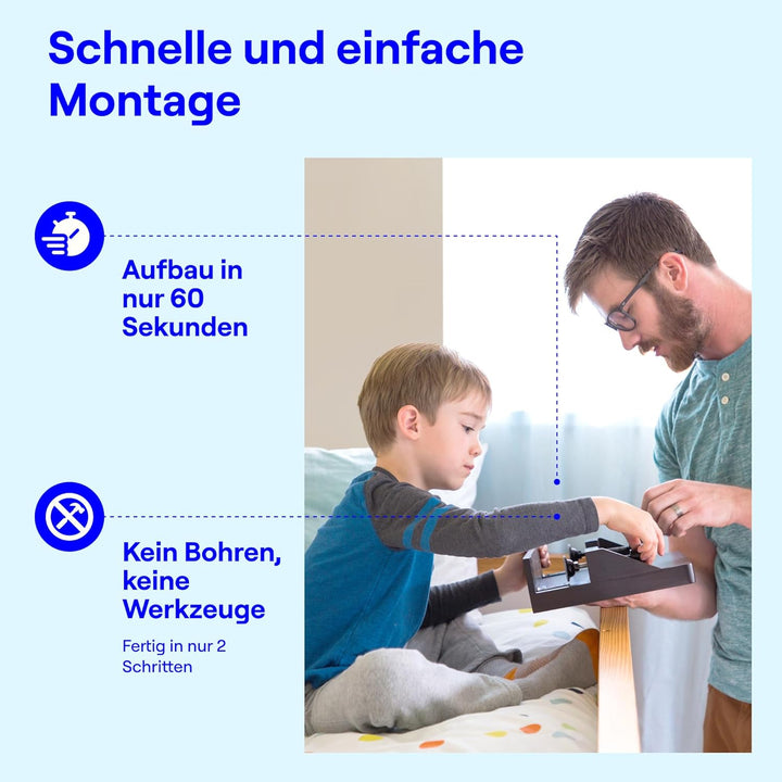 BedShelfie Nachttisch Zum Einhängen Bettablage für Schlafsaal, Etagenbett und Obere Etagenbett, Esse