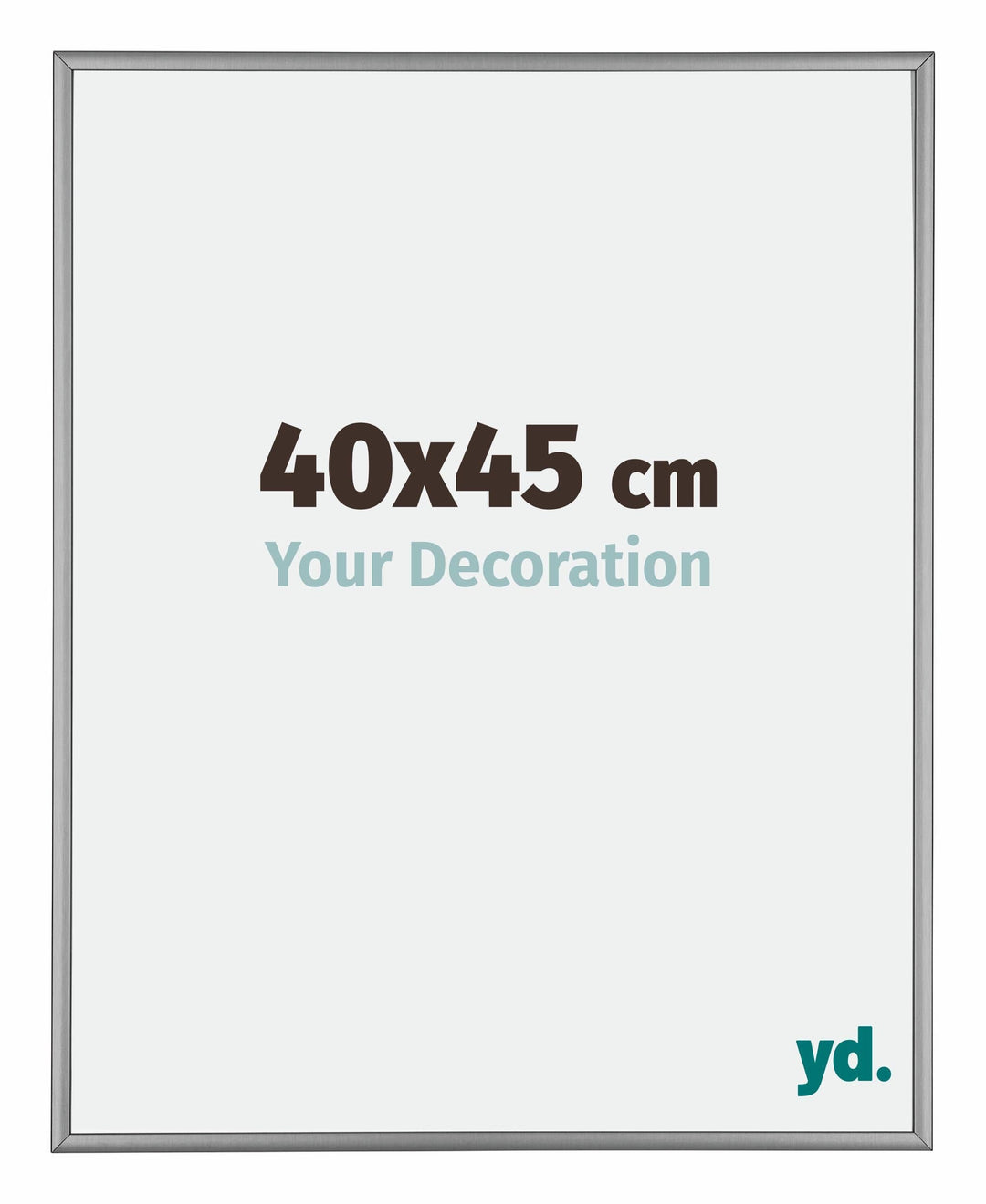 yd. Your Decoration - Bilderrahmen 40x45 cm - Bilderrahmen aus Aluminium mit Acrylglas - Antireflex
