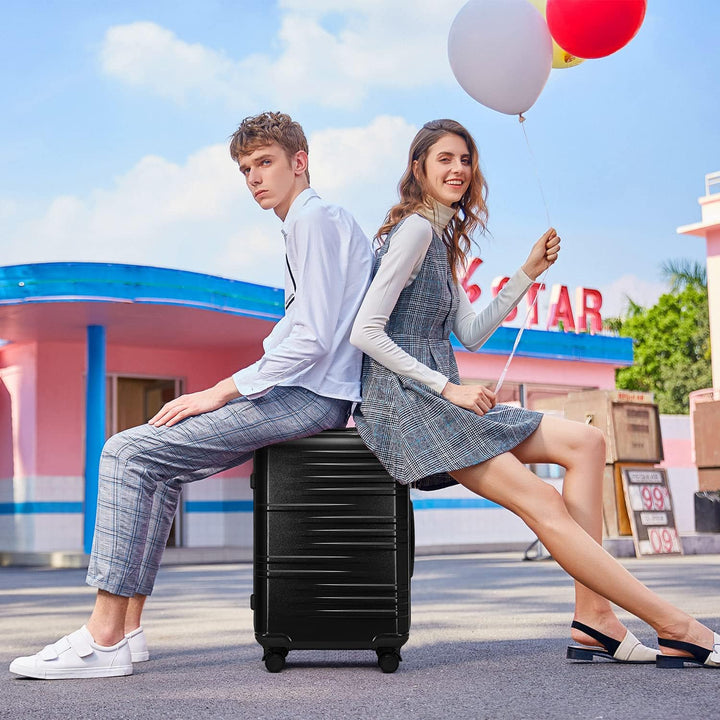 British Traveller Handgepäck Koffer Mittelgross Reisekoffer Mittelgross Hartschalenkoffer 64 * 43 *