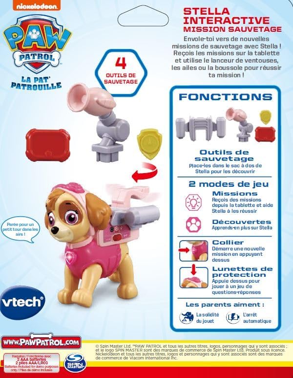 VTech 563205 Pat Patouille Figur, Rosa