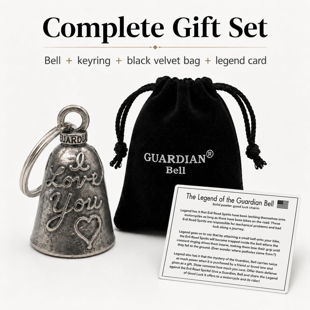 Guardian Bell Irish Celtic Weave Motorrad Biker Luck Gremlin Reitglocke oder Schlüsselanhänger 1, 1
