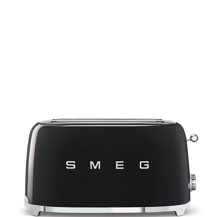 Smeg TSF02BLEU Toaster 4 Scheiben, schwarz, Schwarz