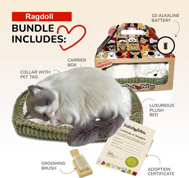 Perfect Petzzz Hundewelpe Ragdoll Katze, der richtig atmet The Breathing Puppy